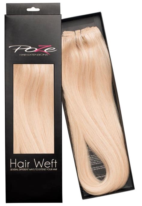 Poze Hairextensions Poze Hårträns Äkta 12NA Platinum 50cm.